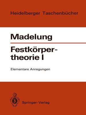 cover image of Festkörpertheorie I
